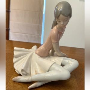 Vintage Lladro Figurine SHELLY BALLERINA Pink #1357 Gloss Finish